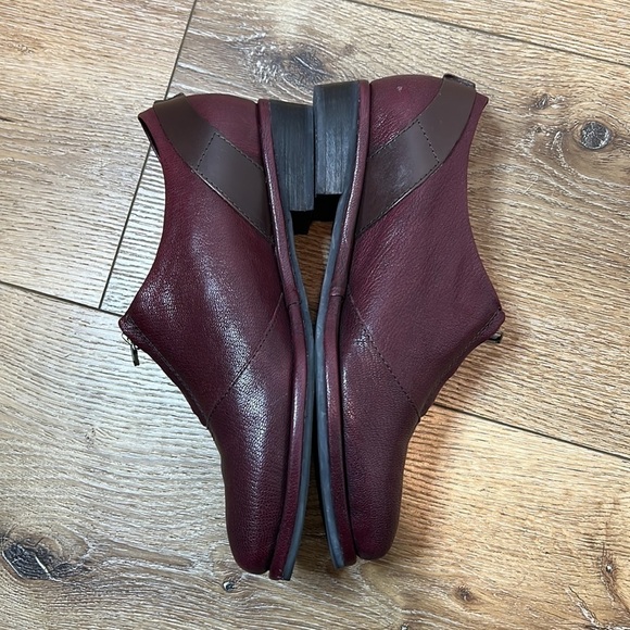 Yuko Imanishi + Oxblood Zip Top Oxfords Size 38/7.5US - Picture 3 of 9